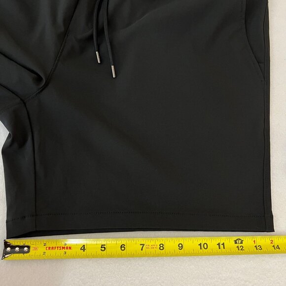Member's Mark Men's Pull-on UPF 30 Moisture Wicking Black Tech Shorts Sz XXL NWT - Picture 10 of 11